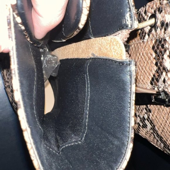 Simmi‎ of London Snake Print High Heel Fashion Boots Sz. 8 - Picture 4 of 5